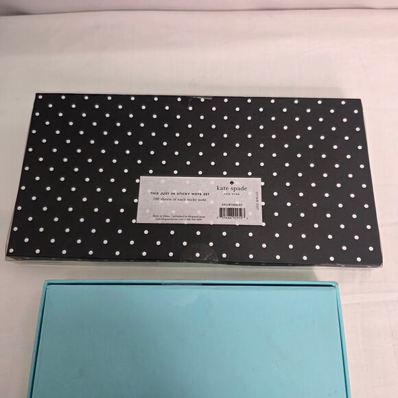 Kate Spade  Different size Binder Clips &  Assortment of  Sticky Note Set New - Picture 6 of 7